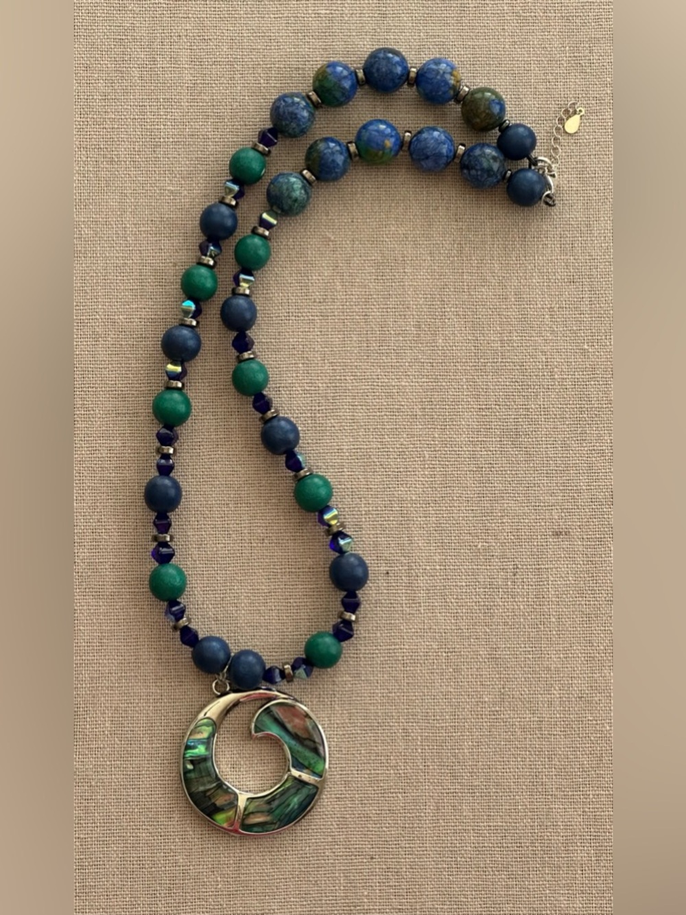 22 inch Abalone Shell bead necklace NWOT - Picture 13 of 15
